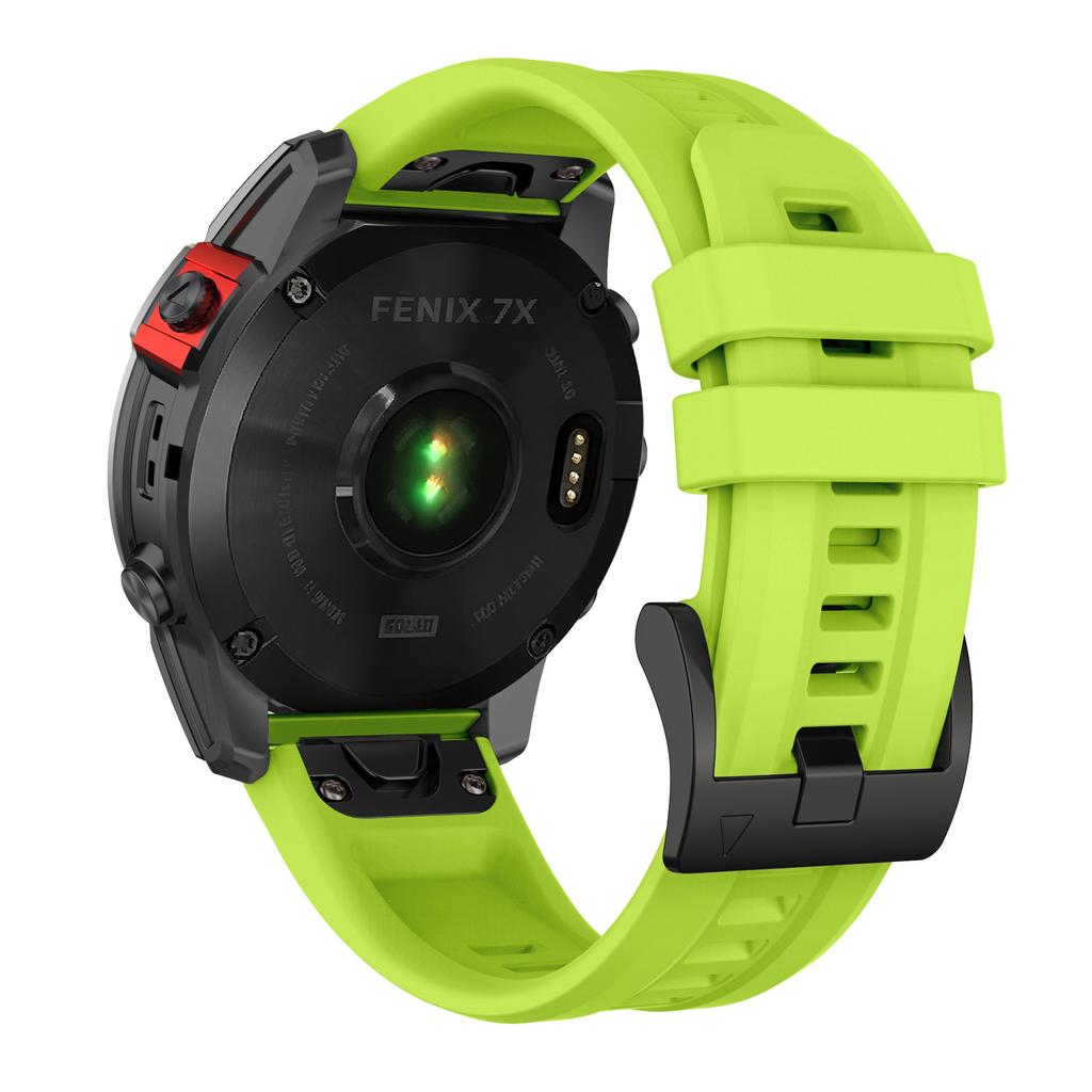 Garmin Quatix 8 47mm 51mm/Tactix/Instinct/Enduro/Mk2 Mk2i/Fenix8 Pro 7 7X Solar Silikon Kayış Bileklik İçin Saat Kayışı 22mm/26mm