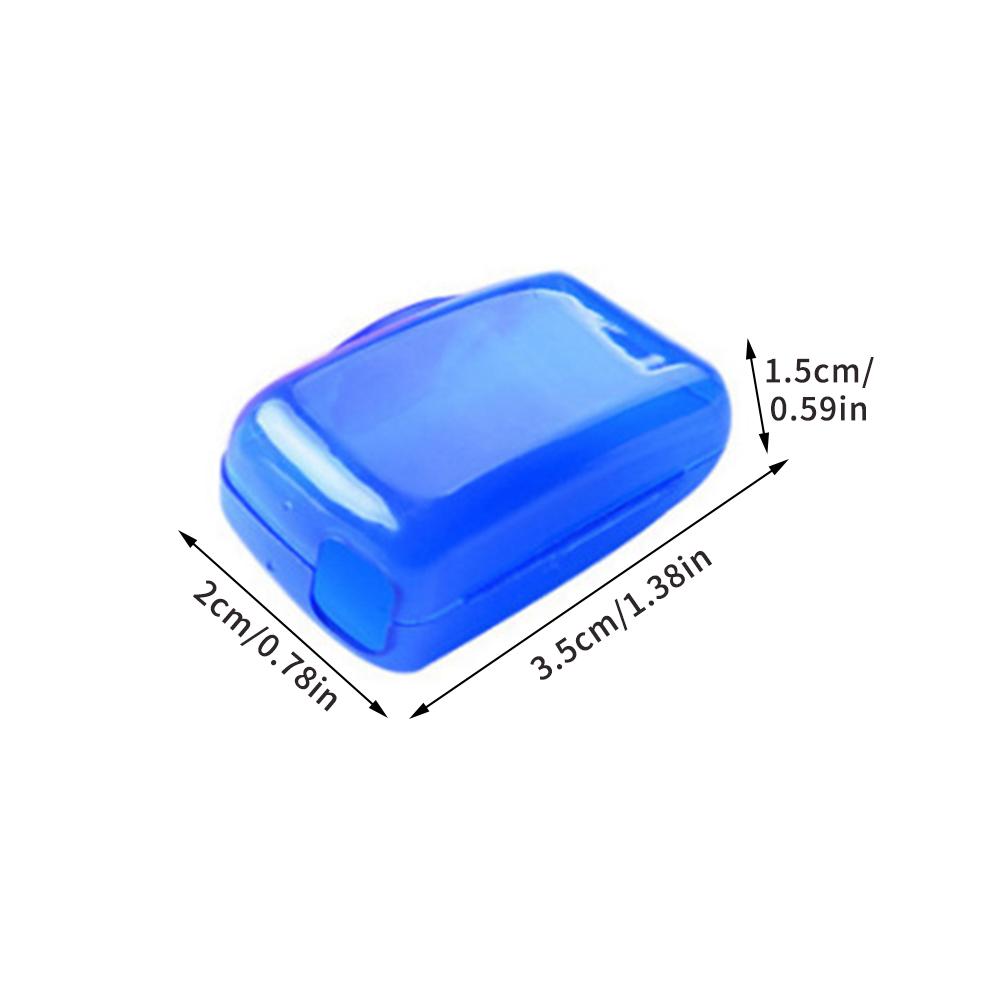 5PCS Color Random Portable Toothbrush Case Travel Portable Toiletry Toothbrush Case Protective Case