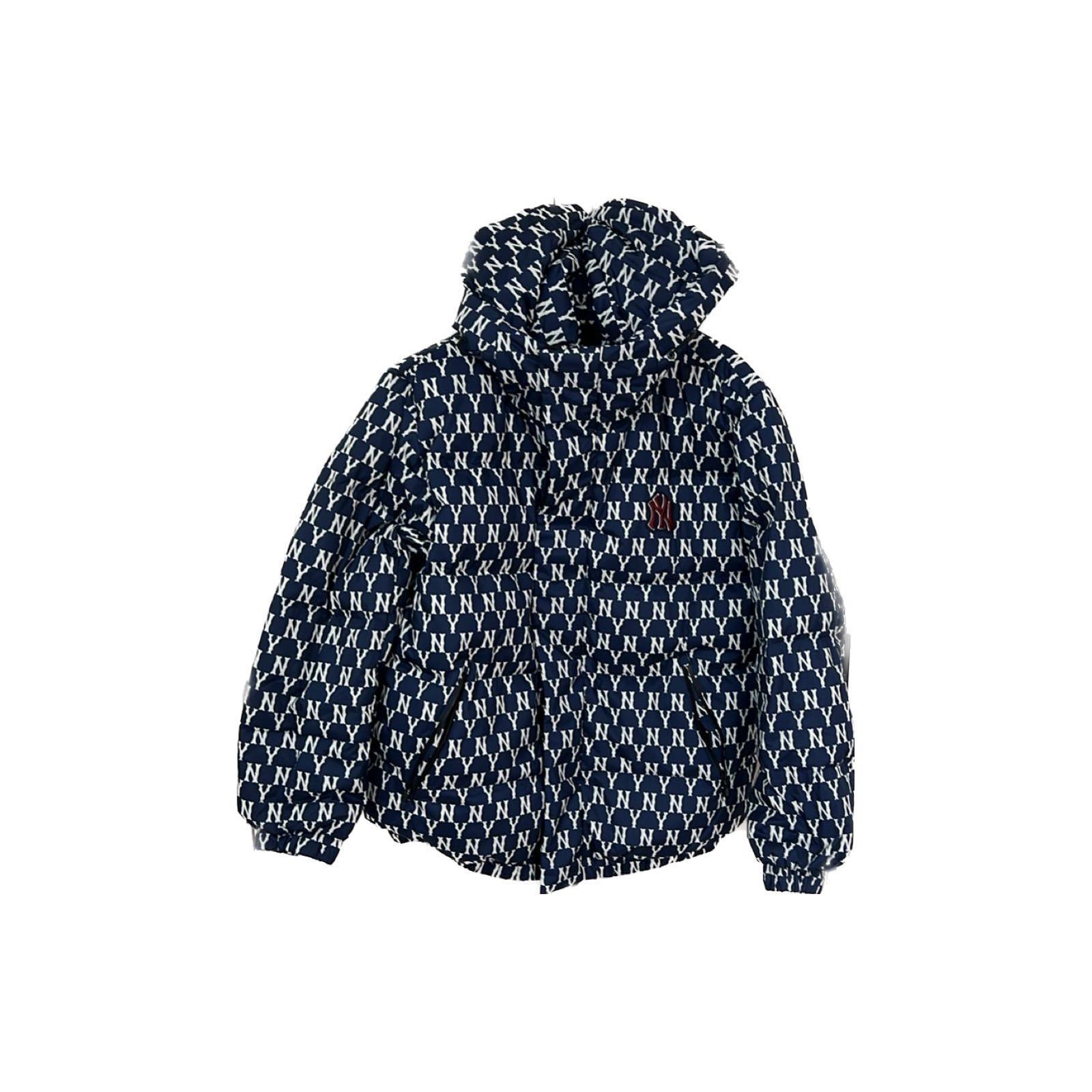 

New MLB Down Jacket Cropped Unisex Navy Blue 31DJM2961-50N L