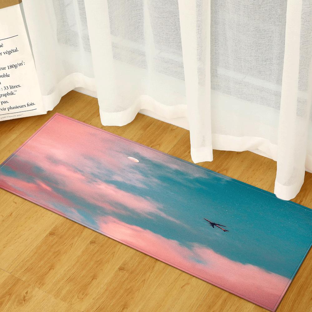 Scenic Sand Wardrobe Shoe Cabinet Long Floor Mat