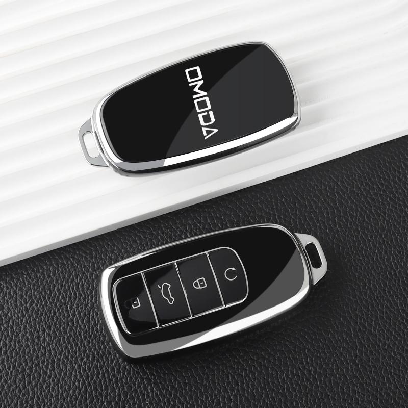 

Soft Tpu Car Key Case Full Cover For Chery Omoda C5 E5 C9 Omoda 5 9 Ev Phev Protection Key Bag Keychain Accessories