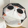 1pc cat feathers Pattern Umbrella Design Automatic Opening and Closing Umbrella, High-quality Travel Umbrella, Lightweight and Portable, -31