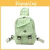 Color Solid Simple Casual Lightweight Neutral Backpack For Daily Activities