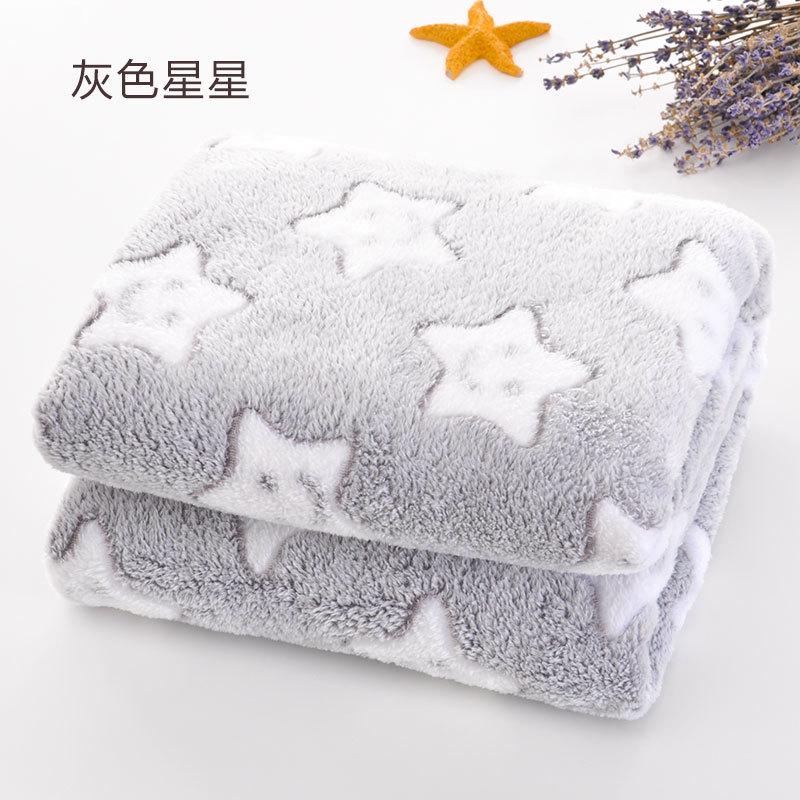 Blanket Flannel Travel Home New Ulzzang Simple Stylish Students Soft Breathable Office-nap Children's Small Blankets Thin Summer