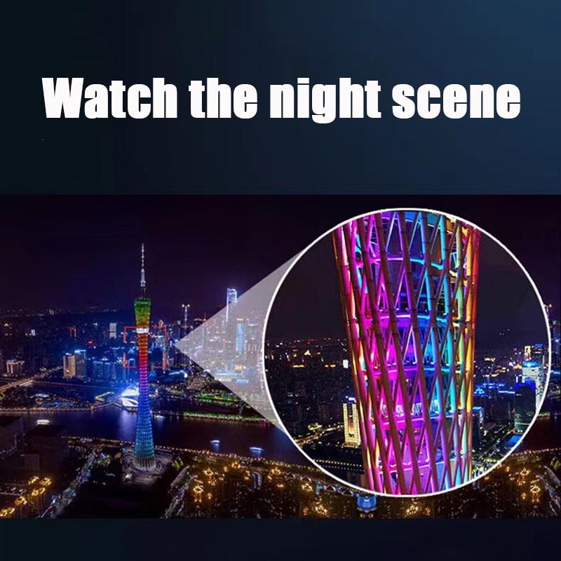 Mini telescopio Monocular de bolsillo con visión nocturna HD de 8x20, telescopio portátil para exteriores, para caza, acampada, montañismo, senderismo y observación de aves