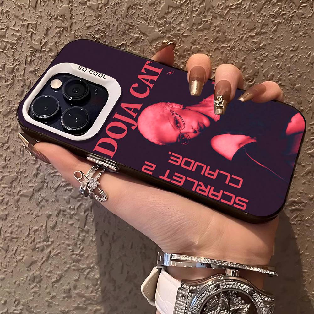 Doja Singer C-Cat Phone Case For IPhone 17 16 15 14 13 12 11 Pro Max Plus Pro Colorful Shell