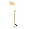 Asixxsix Flute Sheet Music Holder Alloy Sheet Music Stand Golden Metal Music Stand Portable Flute Sheet Music Clip Universal Instrument Accessory for