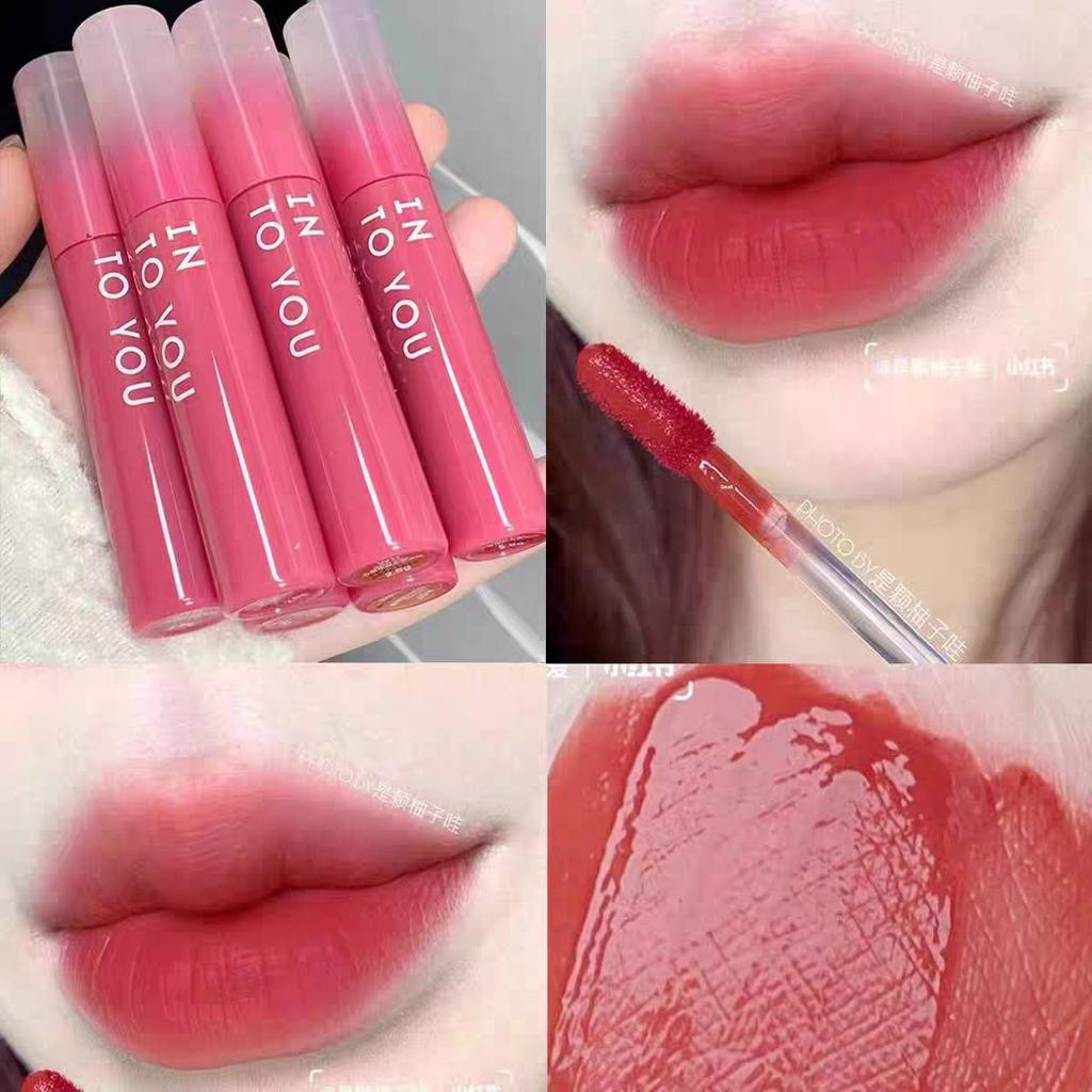 into You Admire Your Mist Lip Lacquer W01 Matte Finish No Stain on Cup Non-Fading Plain White Lipstick