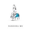 Pandora Turquoise Elephant Mini Dangle Charm 793858c01