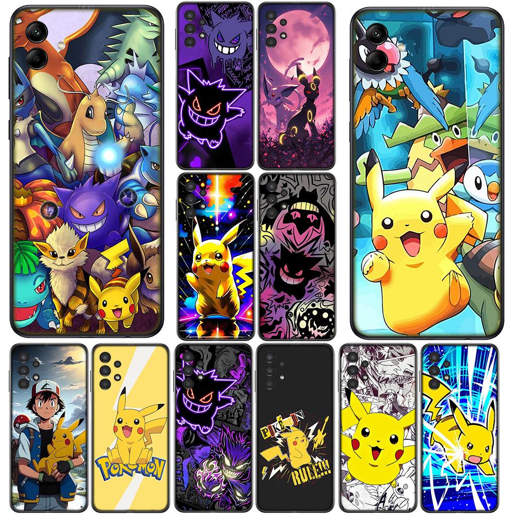 Phone Cover P-Pokemons GO Gengar P-Pikachus for Xiaomi Redmi Note 12 10 11 9 8 Pro 10C 12C 9T 9A Note11 Note12 5G 4G Soft Case
