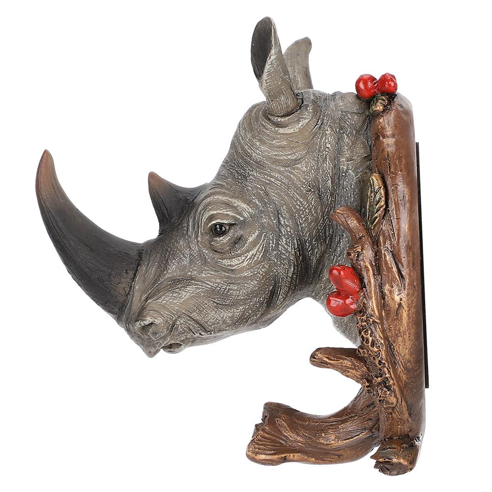 Animal Head Shaped Vintage Hook Wall Hanger Clothes Keys Towels Hook Home DecorRetro