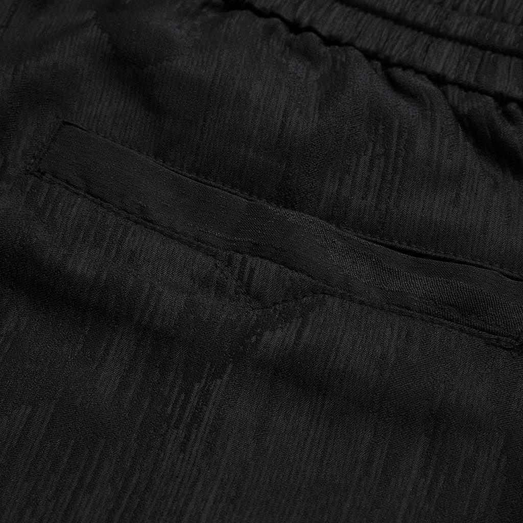 Li Ning X Jackie Chan Collaboration Kung Fu Series Solid Color Mid Waist Drawstring Straight Leg Comfortable Nine Point Casual Pants AKQU005-1