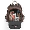 PU Backpack Women's Large Capacity Tassel Backpack Lightweight Multi-function Shoulder Bag