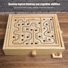 Adult Kid Wooden Educational Maze Brain Training Board Game Educational Toy
