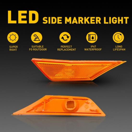 Fit For 2016 18- 17 Honda Civic Sedan/Hatchback/Coupe LED Side Marker Lights