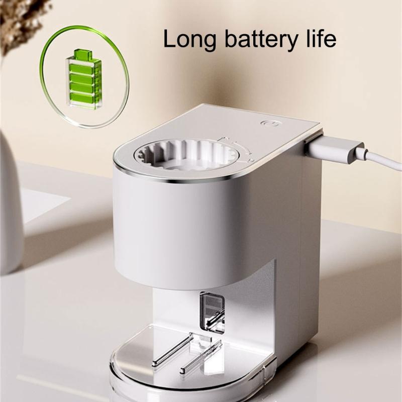 Toothpaste Dispenser Auto Squeeze 1200mAh Wall Mounted Space Saving Design