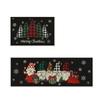 Christmas Floor Mat Funny Anti Slip Carpet for Kitchen Bedroom Living Room Kids Door Mats Holiday Party Home Rug Decor