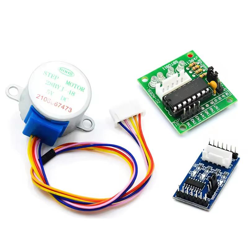 1 Set Lead 25Cm Reduction Step Gear Stepper Motor 4 Phase 28Byj48 For Arduino Diy Kit Uln2003 Driver Board Dc 5V Stepper Motor