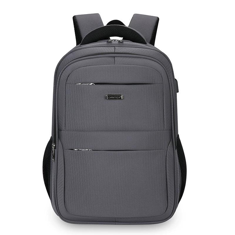 

Мужские рюкзаки, Студенческие школьные ранцы большой вместимости, Повседневные рюкзаки, Сумки, Водонепроницаемые деловые сумки серый