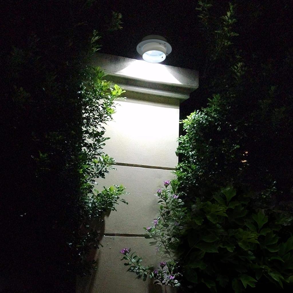 6-Pack Solar Gutter Led Lights Outdoor Waterproof Solar Fence Light for Eaves Garden Landscape Yard Patio Deck Lighting Sun Lamp