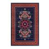 VIKAMA Washable Foldable Imitation Cashmere Carpet Entry Door Mat Persian Retro Style Living Room Bedroom Bed Soft Mat