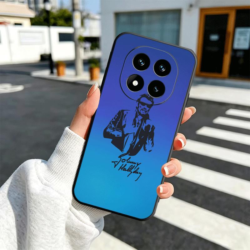

Johnny Hallyday Music Soft Phone Case for Xiaomi Redmi Note 12 13 14 15 Pro Plus 11 12S 11S 11T 10 4G Black Cover Back Shell Redmi Note13ProPlus