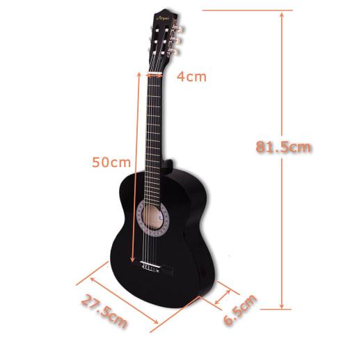 Aryari Mini Classical Guitar, 30-inch, Beginner's Set, Practice Set for Kids and Elementary School Students (Includes Strap, Strings, Cloth, Pick, Etc