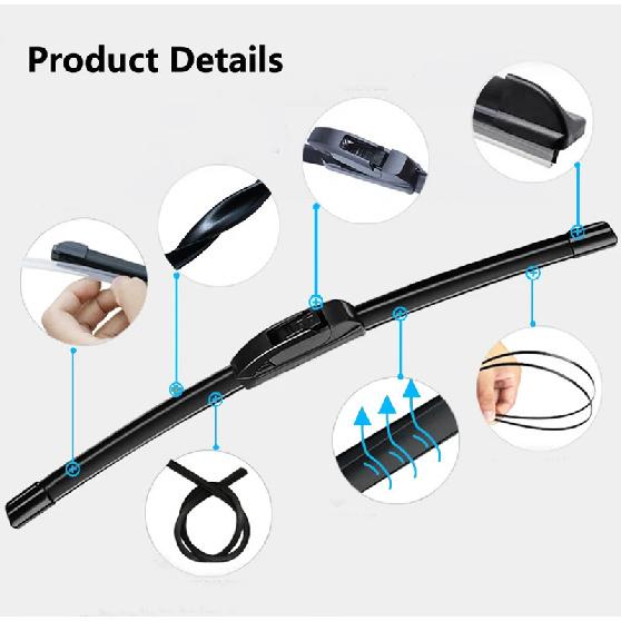 Car Wiper Blade for Toyota Previa 50 2006~2019 XR50 Estima Tarago Windscreen Windshield Wipers Car Accessories 2007 2008 2018