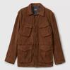 Men's Brown Genuine Soft Suede Handmade Leather Shirt New Stylish Casual Fashionable