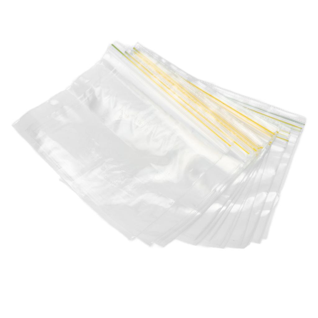 Woreczek do przechowywania z polietylenu z zamknięciem strunowym, wielokrotnego użytku, do przechowywania świeżości warzyw i owoców, 20 szt., 27x27cm