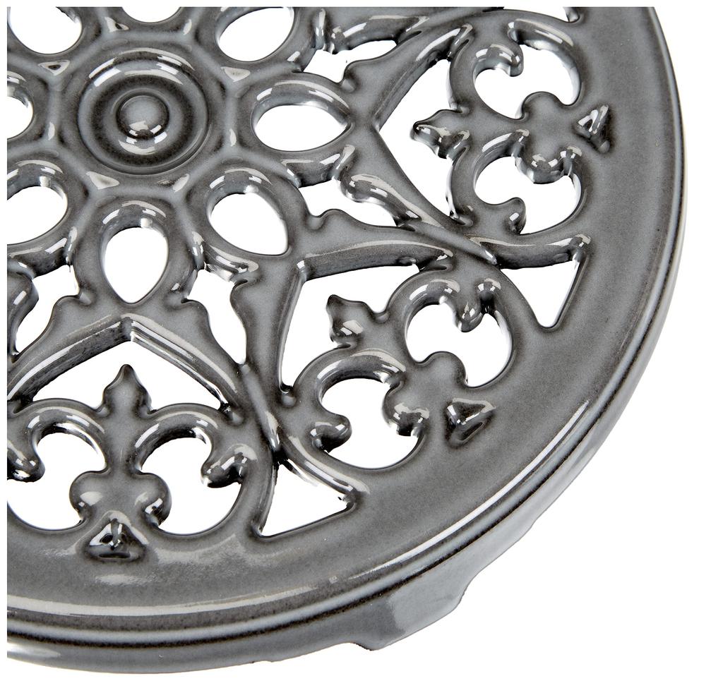 Staub [Lily Trivet, Gray, 23cm] Pot Holder [Official Japanese Retailer] Accessory 40509-608
