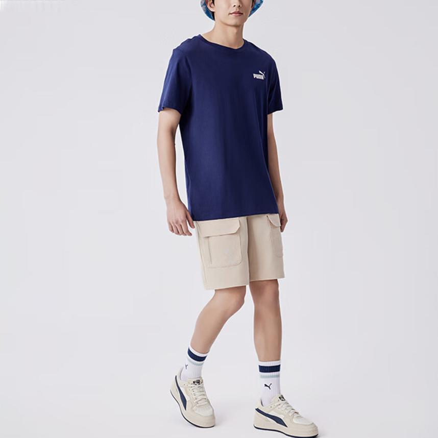 New PUMA DECO GLAM T Shirts Men's Marine Blue 683484-06