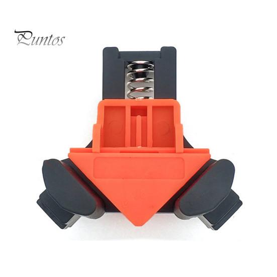 Praktische rechtwinklige Klemme für die Holzbearbeitung, roter Kunststoff, zum Aufstecken, keine Montage, langlebige, sichere Griffigkeit, Eckklemme, Tischlerwerkzeug-Set