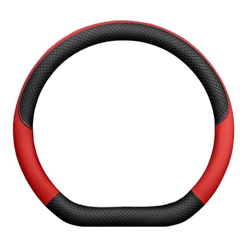 D Type Steering Wheel Cover For Citroen C3 II III 2009 - 2019 2020 C3 AIRCROSS 2017 2018 2019 2020 2021 Berlingo 3 C4 Picasso 2