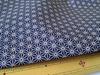 Fujin Club Sheeting with Hemp Leaf 108cm Wide Japanese-style Print, (Navy, 1m50cm)