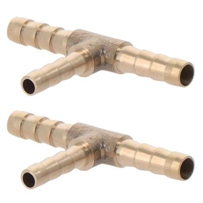 Brass Reducing Barb Hose Fitting  Barb Fitting Reducer Tee T Shape  Fitting Air Gas Water Fuel
