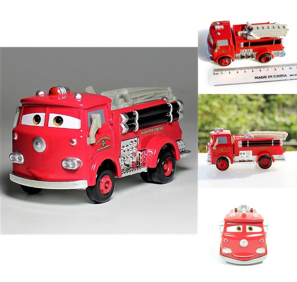 Disney Cars Red Fire Truck Develop Motor Skills Hand-eye Coordination In Kids Age 3 And Up
