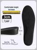Women's 5 cm Invisible Height-Increasing Insoles for Long Boots, Arch Support to Prevent Tired Feet.