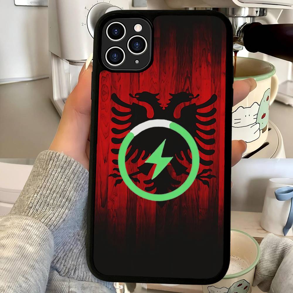 Albania Flag Eagle Logo For Magsafe Magnetic Phone Case For IPhone 17 16 Pro Max 15 Plus 14 13 12 11 Cover