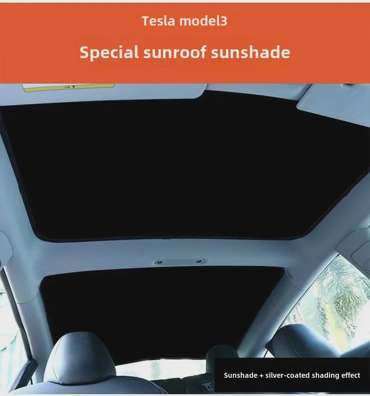 Tesla Model 3/Y Roof Sunshade & Blackout Curtain