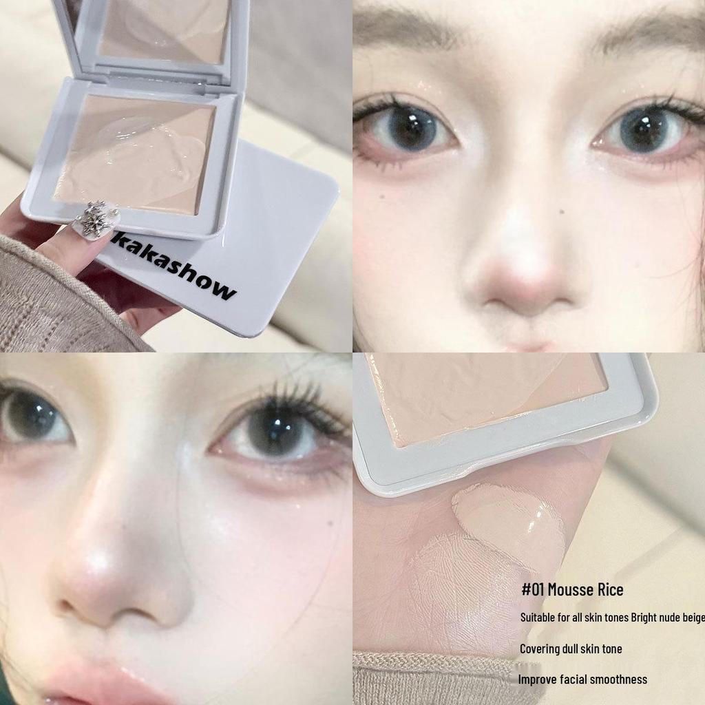 Kakashow Illuminante Viso Rimpolpante per Donne: Illuminante e Contouring per le Solchi Lacrimali del Viso con Polvere Crema Naturale Aderente alla Pelle