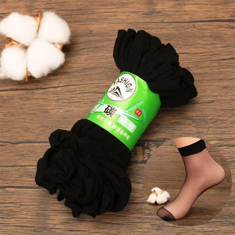 Women s Ultra-Thin Invisible Silk Socks - Breathable & Transparent for Summer One Size