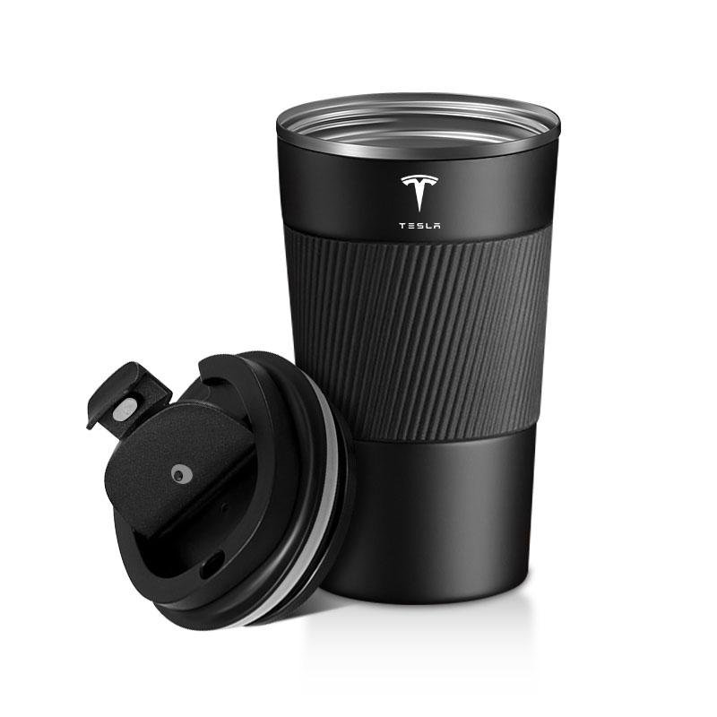 Car Vacuum Flasks Coffee Cup Travel Portable Insulated Bottles For Tesla Model S Model X Model Y Model 3 Roadster SpaceX Accessory