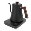 Electric Gooseneck Kettle 1200W 304 Stainless Steel Temperature Control Teapot Pour Over Coffee Kettle with LCD Screen Timer for Home