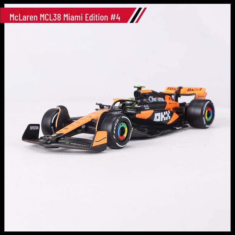Bburago McLaren MCL38 F1 1:43 Alloy Race Car Model 2024