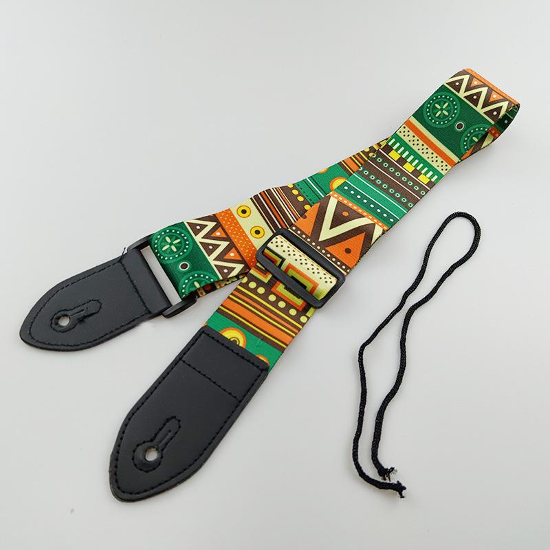 Polyester Gitarren-Schultergurte im Ethno-Stil für E-Gitarren & Akustikgitarren