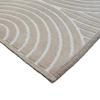 Tapis à relief moderne beige sable 120x160