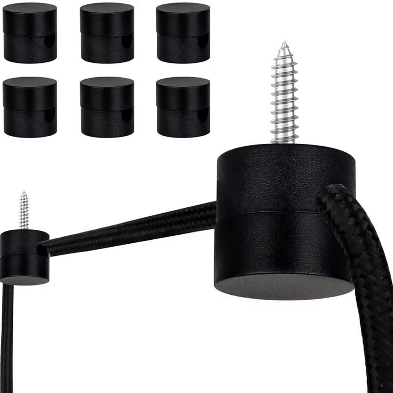 1 Peça Organizador de Clipes de Cabo Gancho Swag Para Ganchos de Luz de Teto Para Fio de Lâmpada Alívio de Tensão de Fio Elétrico DIY Fixação de Lustre