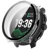 PC+Tempered Protective Case Full Coverage Hard Screen Protector Anti-Scratch Cover Shell for Suunto Race 2