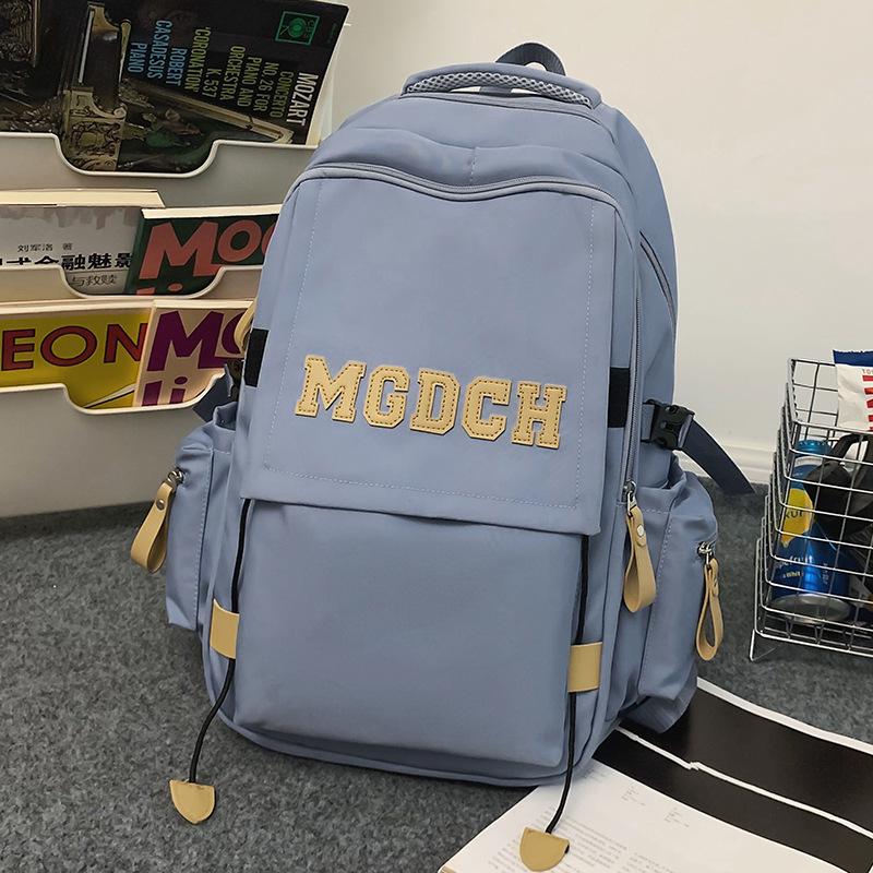 Male Style College Students Middle School Students Junior High School Girls Elementary School Students Letter Backpack
